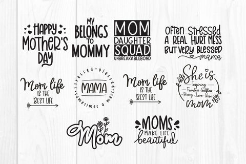 Mother's Day SVG Bundle Graphic SVG dadan_pm 