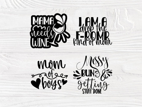 Mothers day SVG Bundle, Mom Quotes, Blessed Mama SVG TonisArtStudio 