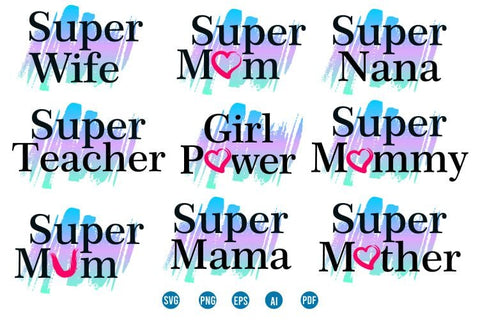 Mothers Day SVG Bundle, Mom Quotes SVG Bundle, Womens Day SVG Bundle SVG D2PUTRI, SVG BUNDLE, SUBLIMATION BUNDLE, T SHIRT DESIGNS BUNDLE 
