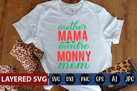 Mother's Day SVG Bundle, Mom Shirt svg, Mother's Day Gift, Mom Life, Blessed Mama, Hand Lettered Mom quotes, Cut Files for Cricut,Silhouette SVG Blessedprint 