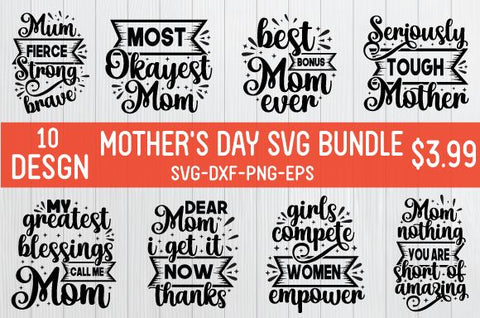 Mother's Day SVG Bundle, Mom Shirt svg, Mother's Day Gift, Mom Life, Blessed Mama, Hand Lettered Mom quotes, Cut Files for Cricut,Silhouette SVG farhad farhad 