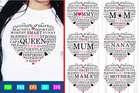 Mothers Day SVG Bundle, Mothers Day Sublimation Bundle, Mothers Day Inspirational Quotes SVG Bundle, Mom SVG Bundle SVG D2PUTRI, SVG BUNDLE, SUBLIMATION BUNDLE, T SHIRT DESIGNS BUNDLE 