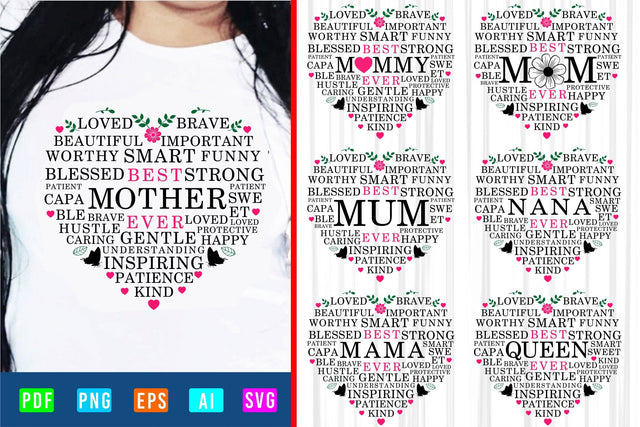 Mothers Day SVG Bundle, Mothers Day Sublimation Bundle, Mothers Day Inspirational Quotes SVG Bundle, Mom SVG Bundle SVG D2PUTRI, SVG BUNDLE, SUBLIMATION BUNDLE, T SHIRT DESIGNS BUNDLE 