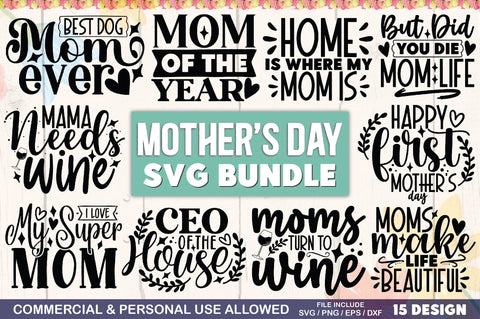 Mother's Day SVG Bundle SVG Ariyan 