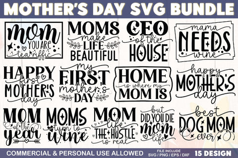 Mother's Day SVG Bundle SVG Ariyan 