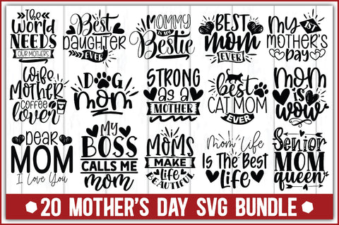Mother's Day SVG Bundle SVG Ariyan 