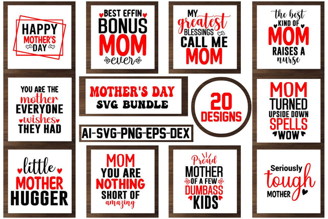 Mother’s Day Svg Bundle SVG CraftlabSvg29 