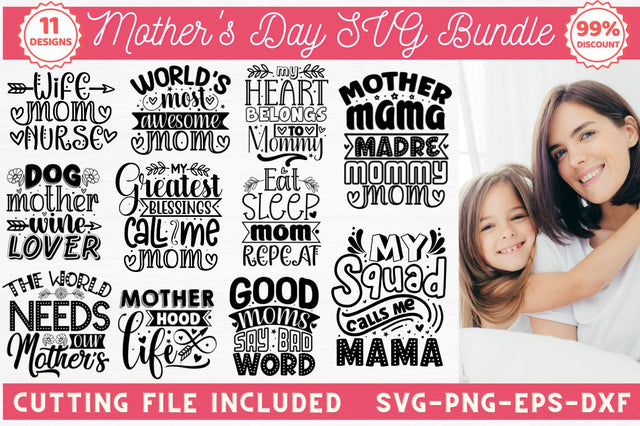 Mother's Day SVG bundle SVG DESIGNISTIC 