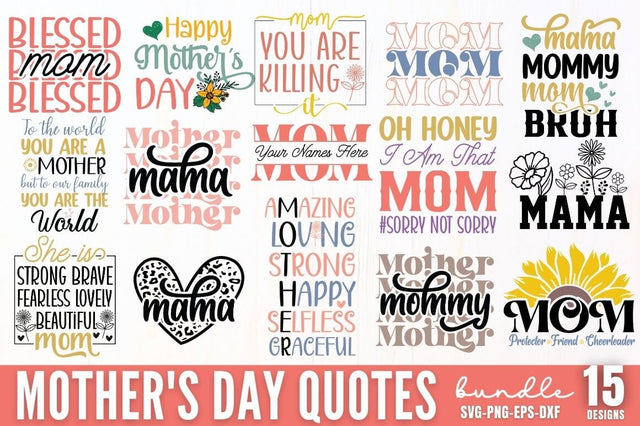 Mother's Day SVG bundle SVG DESIGNISTIC 
