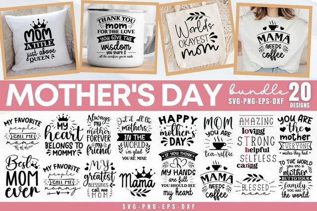 Mother's Day SVG Bundle SVG DESIGNISTIC 