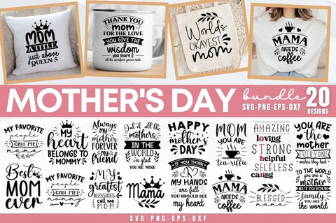 Mother's Day SVG Bundle SVG DESIGNISTIC 