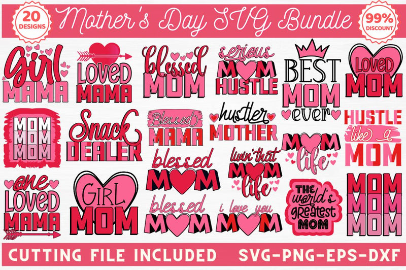 Mother's Day SVG bundle SVG DESIGNISTIC 