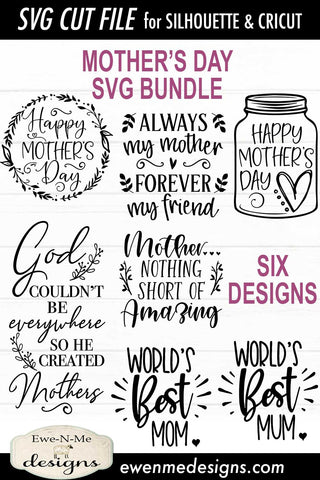 Mothers Day SVG Bundle SVG Ewe-N-Me Designs 