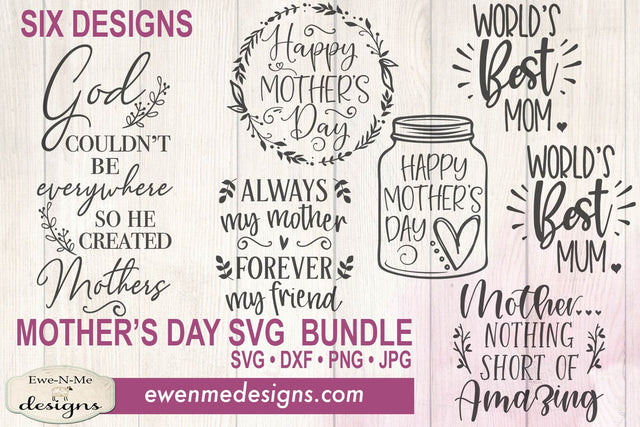 Mothers Day SVG Bundle SVG Ewe-N-Me Designs