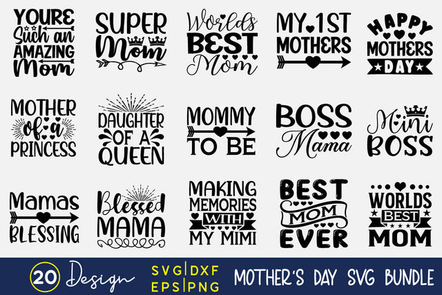 Mother's Day SVG Bundle SVG md faruk hossain 