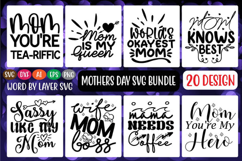 Mother's Day SVG Bundle SVG MStudio 