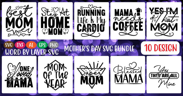Mother’s Day SVG Bundle SVG MStudio 