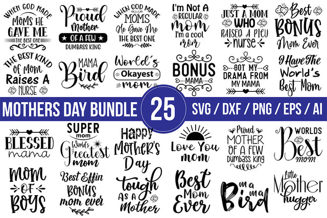 Mothers Day SVG Bundle SVG nirmal108roy 
