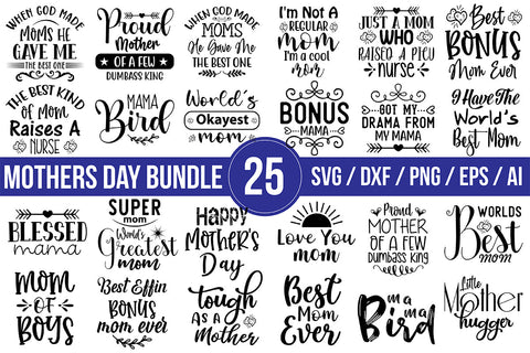 Mothers Day SVG Bundle SVG nirmal108roy 