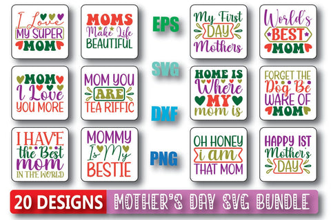 Mother's Day SVG Bundle SVG Shahin alam 