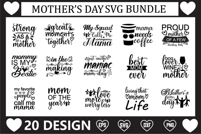 Mother's Day SVG Bundle SVG Shahin alam 