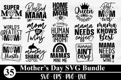 Mother's Day SVG Bundle SVG Svgcraft 