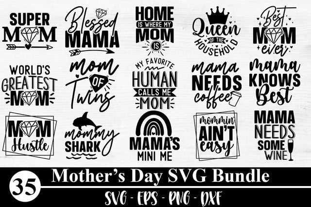 Mother's Day SVG Bundle SVG Svgcraft 