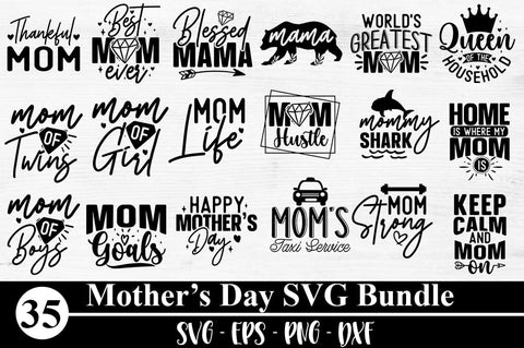 Mother's Day SVG Bundle SVG Svgcraft 