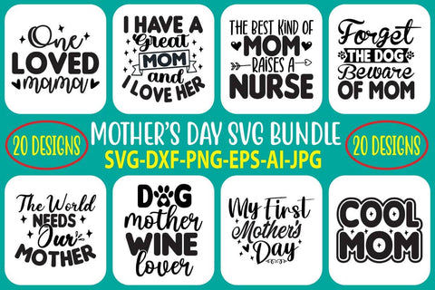 Mother's Day SVG Bundle SVG Syaman 