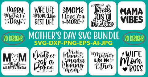 Mother's Day SVG Bundle SVG Syaman 