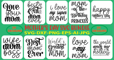Mother's Day SVG Bundle SVG Syaman 