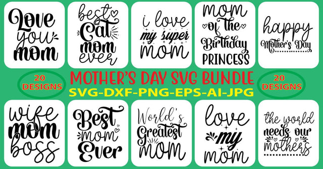 Mother's Day SVG Bundle SVG Syaman 