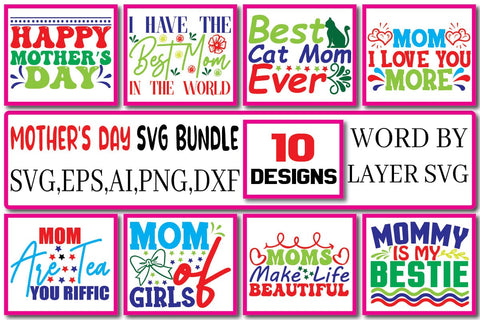 Mother's Day SVG Bundle Vol. 1 SVG Craftlabsvg24 