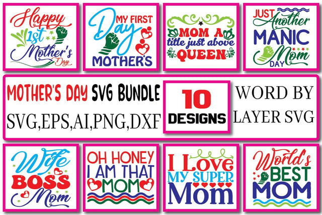 Mother's Day SVG Bundle Vol. 2 SVG Craftlabsvg24 