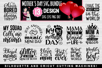 Mother's Day Svg Bundle.Mother's Day svg, Girl Mom Shirt Svg, SVG Designangry 