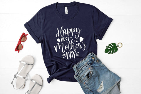 Mothers Day SVG Cut File | Happy First Mother's Day SVG CraftLabSVG 