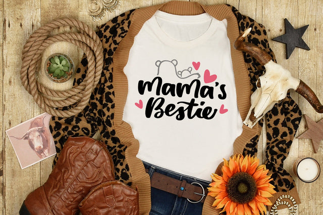 Mother's Day SVG Cut File | Mamas Bestie SVG dapiyupi store 