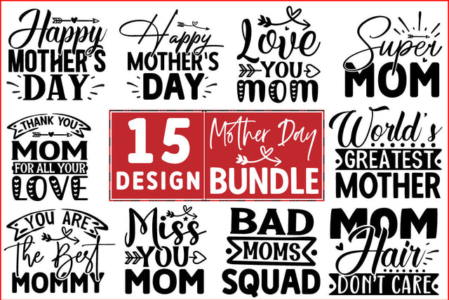 Mother's Day SVG Design Bundle SVG CraftingStudio 