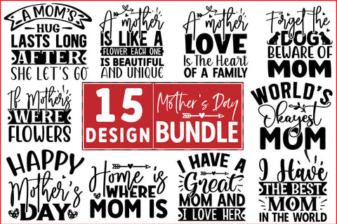Mother's Day SVG Design Bundle SVG CraftingStudio 