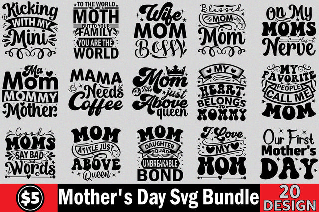 Mother's Day svg Design Bundle SVG SVGArt 
