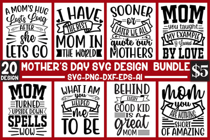 Mother's Day Svg Design Bundle SVG SVGista 