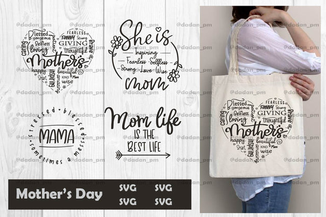 Mothers Day Svg, Dxf, Eps, Png SVG dadan_pm 