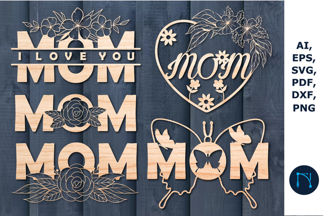 Mothers Day SVG, mom sign SVG bundle SVG MD JOYNAL ABDIN 
