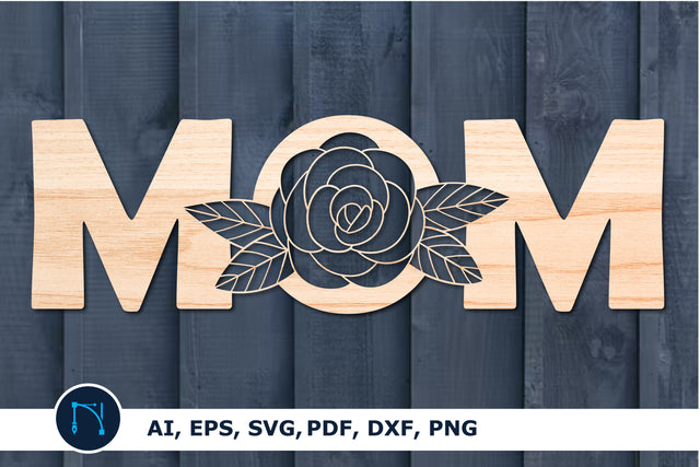 Mothers Day SVG, mom sign with Rose SVG MD JOYNAL ABDIN 