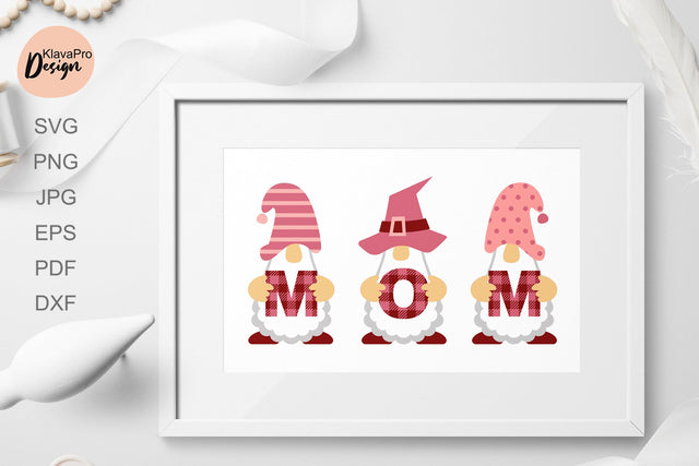 Mother`s day svg, Mom SVG, Gnomes Mom SVG Klava P 