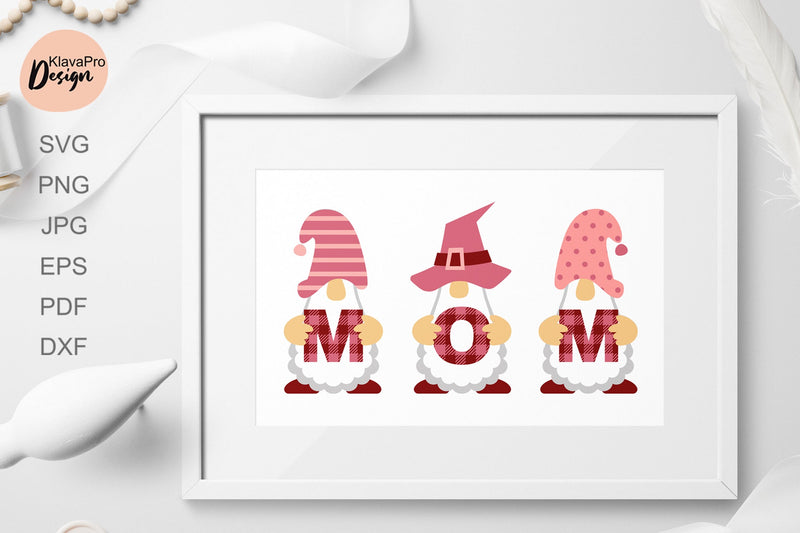 Mother`s day svg, Mom SVG, Gnomes Mom SVG Klava P 