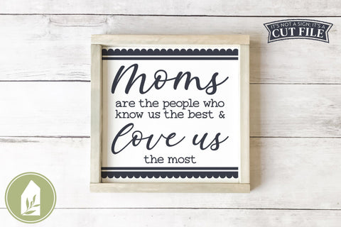 Mother's Day SVG | Mom SVG | Moms Love Us the Most SVG LilleJuniper 