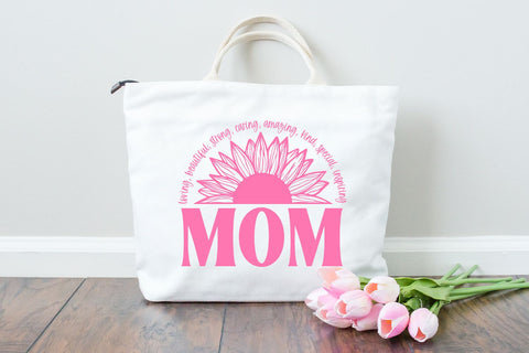 Mother's Day SVG | Sunflower Cut File SVG B Renee Design 