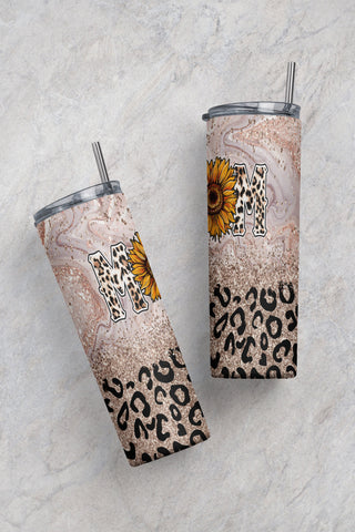 Mother's Day tumbler wrap, Sunflower Mom Tumbler Png, Mom Tumbler Png, Sublimation Designs, Mother Png, Digital Download 20oz Skinny Sublimation CaldwellArt 
