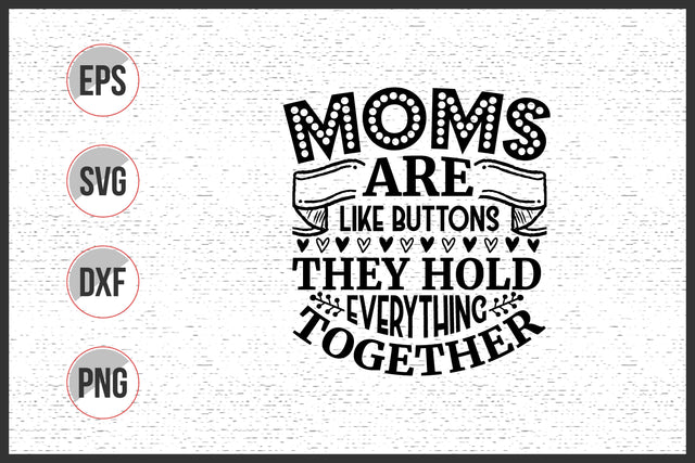Mothers Day Typographic Slogan Design SVG uniquesvg99 